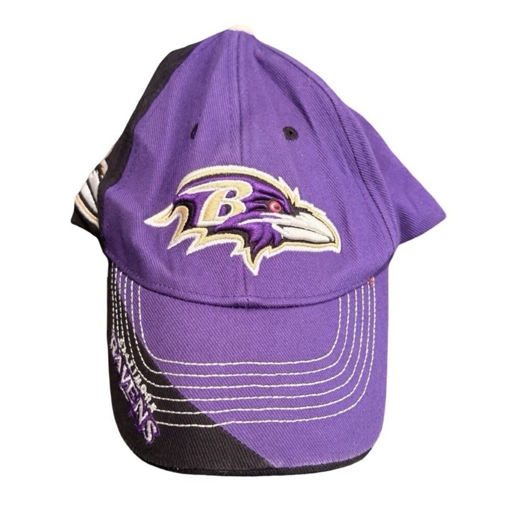 Baltimore Ravens NFL Adjustable Hat Purple Black Team Apparel Cap